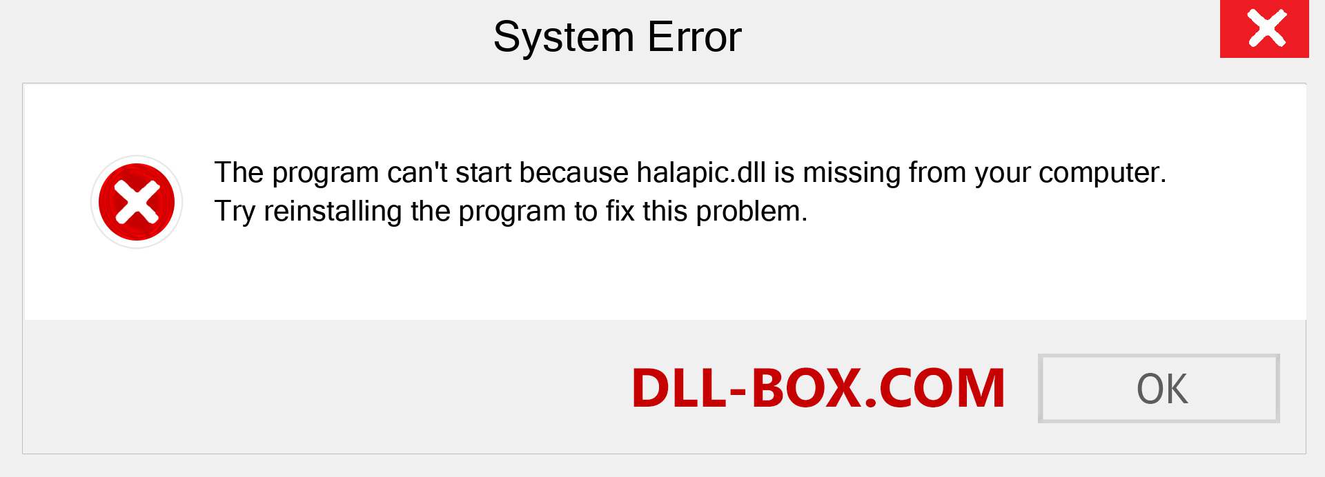  halapic.dll file is missing?. Download for Windows 7, 8, 10 - Fix  halapic dll Missing Error on Windows, photos, images